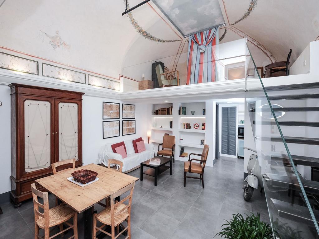 Ferienwohnung Ancient Trastevere Vespa Loft Rom Exterior foto
