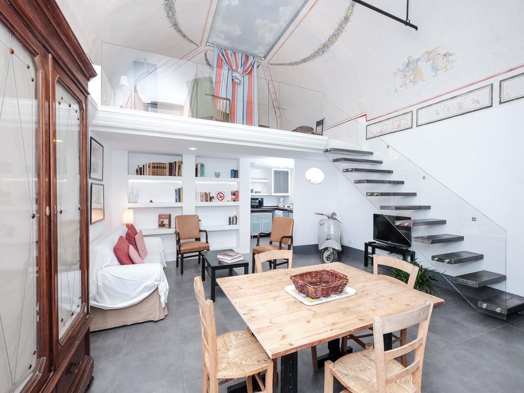 Ferienwohnung Ancient Trastevere Vespa Loft Rom Exterior foto